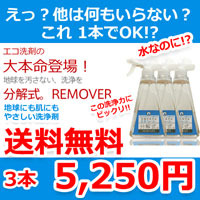 分解式。REMOVER（リムーバー）３本セット
